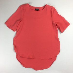 Topshop Coral blouse